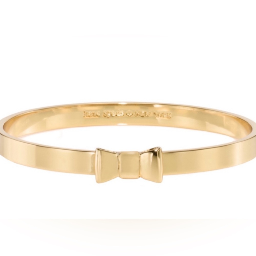 Kate Spade gold bow bangle